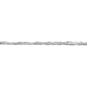 Poly Twine 3mm 1320ft 9 Stainless steel strands White