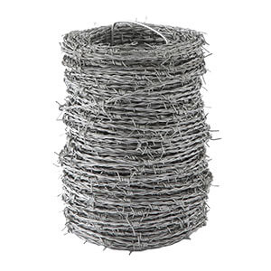 Barb wire 15.5ga galvanised Classe 3